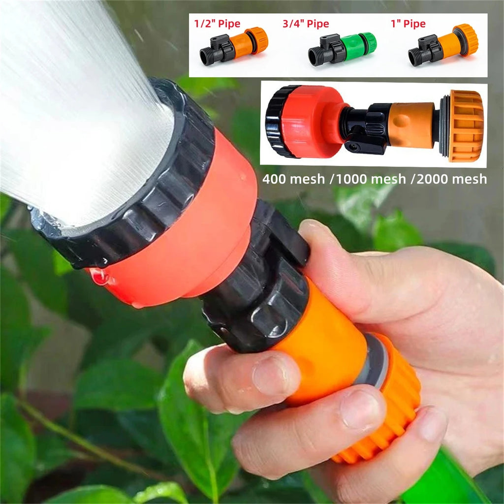 Yztrax SprayPro™ – Aspersor de Jardim com Filtro de Malha (400/1000/2000 Mesh)