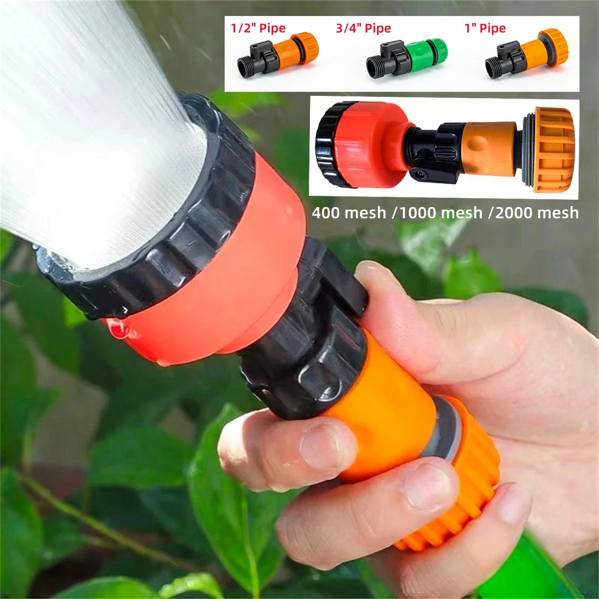 Yztrax SprayPro™ – Aspersor de Jardim com Filtro de Malha (400/1000/2000 Mesh)