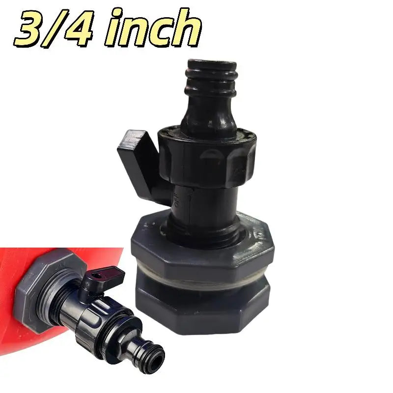 Yztrax RainKit™ – Kit de Conexões PVC 3/4" para Barril de Chuva e Irrigação