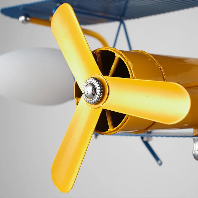 Yztrax AeroGlow™ – Airplane LED Chandelier for Kids' Room | Modern Hanging Lighting