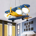 Yztrax AeroGlow™ – Airplane LED Chandelier for Kids' Room | Modern Hanging Lighting