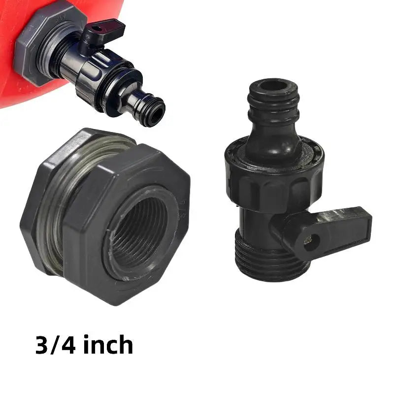 Yztrax RainKit™ – Kit de Conexões PVC 3/4" para Barril de Chuva e Irrigação
