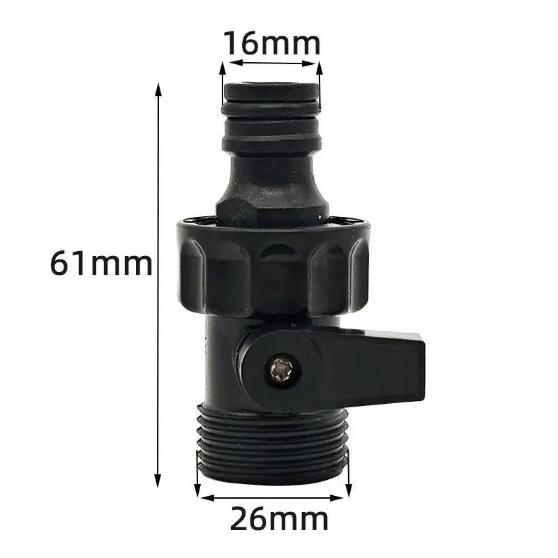 Yztrax RainKit™ – Kit de Conexões PVC 3/4" para Barril de Chuva e Irrigação